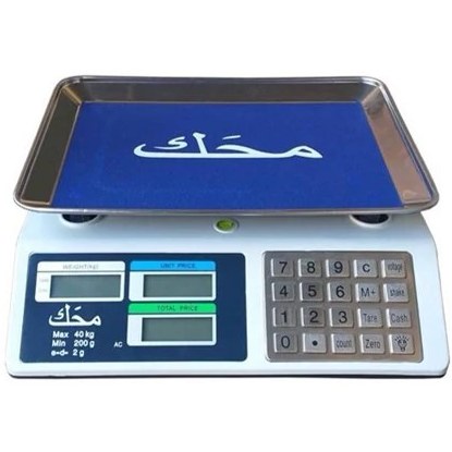 ترازو فروشگاهی 40 کیلویی کیبورد استیل محک با توانایی نگهداری شارژ بالا