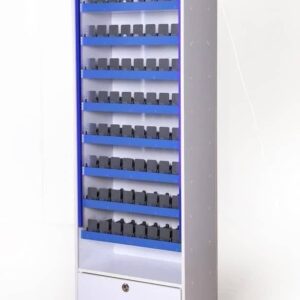 استند سیگار و تنباکو ایستاده 64 باکس چراغ دار آبی