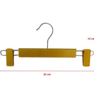 چوب لباسی دوگیره شلواره طرح چوب بسته 70 تایی تیرکس