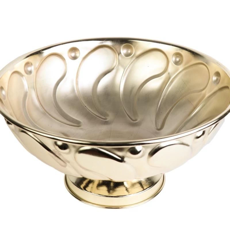 جام رومیزی مدل دکمه ای ریز رنگ سفید مشخصات کامل محصول: قطر دهانه : 36 سانتی متر جنس: آهن ظرفیت : 5 کیلوگرم رنگ : سفید